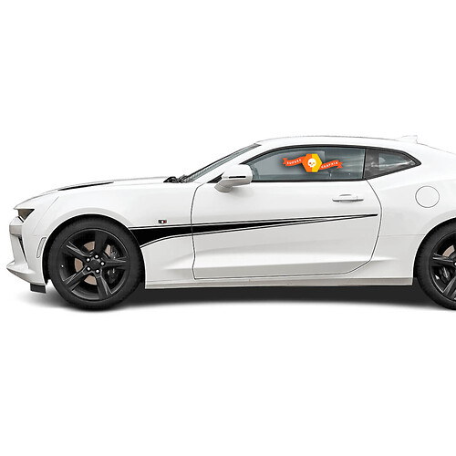 Seitliche Akzentaufkleber für Türen Chevrolet Chevy Camaro 2010–2024
