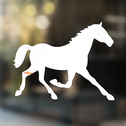 Pferd Vinyl Kunst Wand Fenster Badezimmer Aufkleber Aufkleber #3
