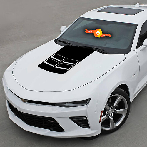 Chevrolet Camaro 2010–2020 Hood Cowl Stripe Zl1 Style Sticker Aufkleber
