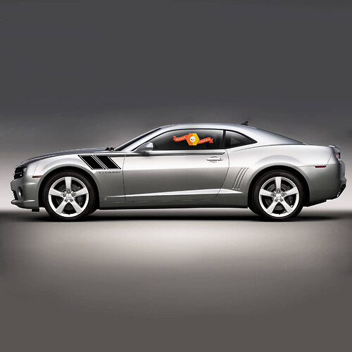 Chevrolet Camaro 2010–2020 Hash Speed ​​Side Accent Stripes Aufkleber Aufkleber
