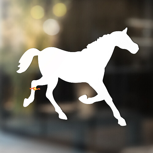 Pferd Vinyl Kunst Wand Fenster Badezimmer Aufkleber Aufkleber #4
