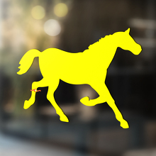Pferd Vinyl Kunst Wand Fenster Badezimmer Aufkleber Aufkleber #4
_3