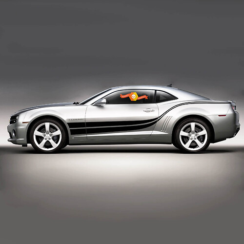 Chevrolet Camaro 2010–2020 Doppelwellen-Seitenstreifen
