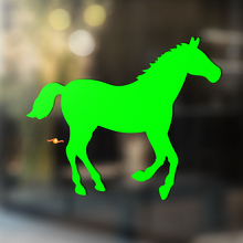 Pferd Vinyl Kunst Wand Fenster Badezimmer Aufkleber Aufkleber #5
_2