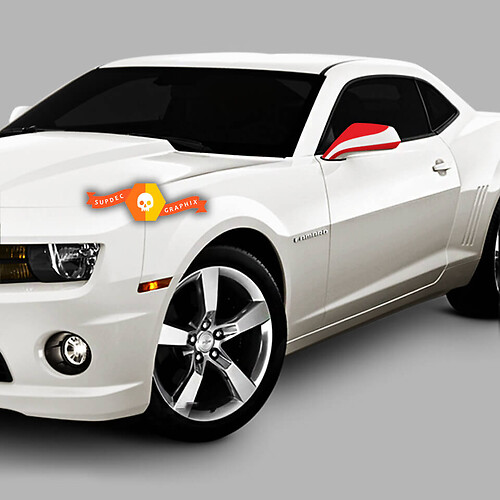 Chevrolet Camaro 2010–2015 Seitenspiegel-Highlight-Streifen
