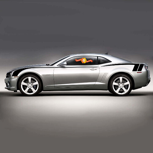 Chevrolet Camaro 2010–2015 seitliche Hockey-Streifen im Copo-Stil

