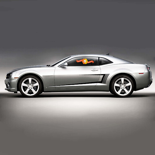 Chevrolet Camaro 2010–2015 Side Accent C-Stripes W Gills Sticker Decals
