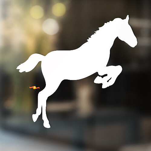 Pferd Vinyl Kunst Wand Fenster Badezimmer Aufkleber Aufkleber #6

