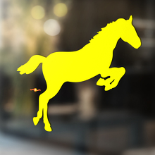 Pferd Vinyl Kunst Wand Fenster Badezimmer Aufkleber Aufkleber #6
_3