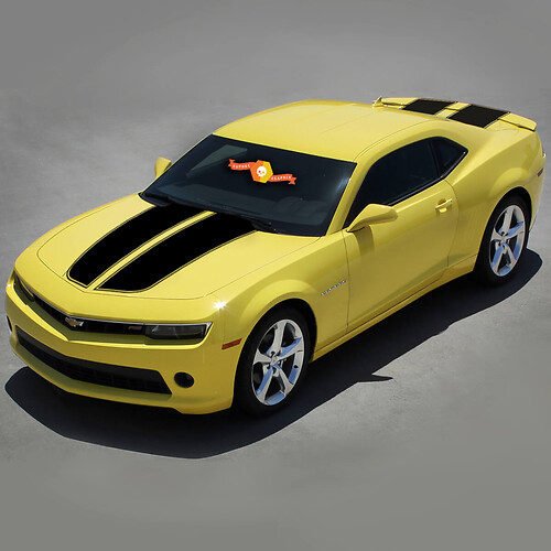 Chevrolet Camaro 2010–2015 Rallye-Rennstreifen-Set mit Dach
