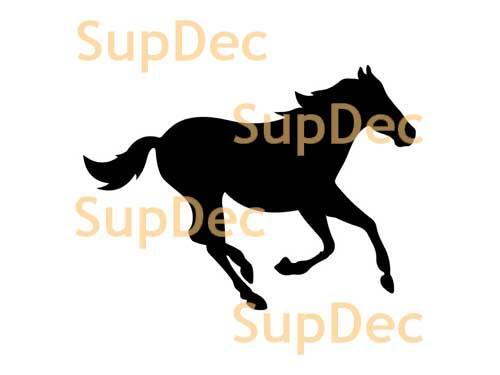 Pferd Vinyl Kunst Wand Fenster Badezimmer Aufkleber Aufkleber #7
