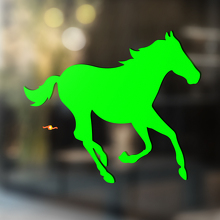 Pferd Vinyl Kunst Wand Fenster Badezimmer Aufkleber Aufkleber #7
_2
