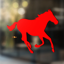 Pferd Vinyl Kunst Wand Fenster Badezimmer Aufkleber Aufkleber #7
_4