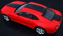 Over The Top Solid Center Stripe Kit — Vinylaufkleber (Motorhaube, Dach, Kofferraum) für Chevrolet Camaro 2010-2015_2