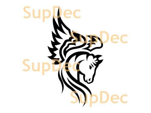 Pferd Vinyl Kunst Wand Fenster Badezimmer Aufkleber Abziehbild #9
