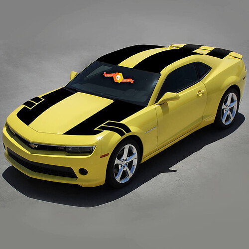 Chevrolet Camaro 2010–2015 Coupe Ns1 Style Stripes Komplettes Vinyl-Aufkleber-Set
