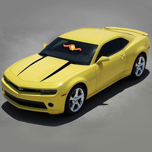 CHEVROLET CAMARO 2010-2015 – Motorhaube Vinyl STREIFEN
