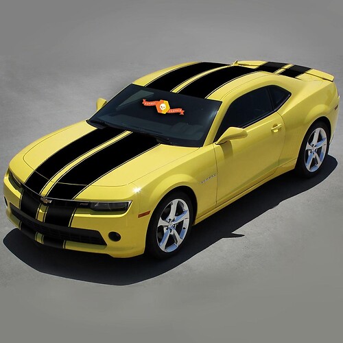 CHEVROLET CAMARO 2010-2013 KONISCHE RALLY RACING Vinyl-STREIFEN
