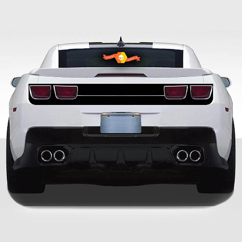 Heckstoßstangen-Blackout-Vinylaufkleber-Kit für Chevrolet Camaro 2010-2013