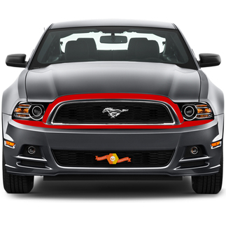Ford Mustang 2013-2020 Frontstoßstange Top Overlay Highlight Stripe