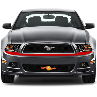 Ford Mustang 2013-2020 Frontstoßstange Top Overlay Highlight Stripes