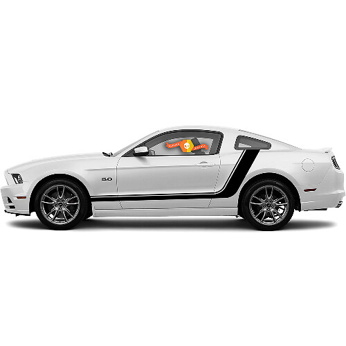 Ford Mustang 2010–2014 seitliche Akzentstreifen im Hockey-Stil