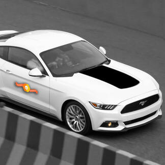 Ford Mustang 2015–2023 Motorhauben-Akzentstreifen-Aufkleber mit Nadelstreifen