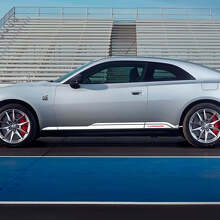 Seitliche Schwellerleisten-Streifen-Aufkleber 2 für Dodge Charger Electric 2