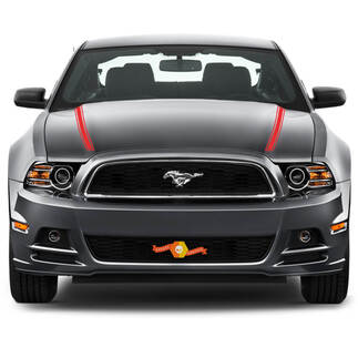 Ford Mustang 2013–2020 Speer seitliche Akzentstreifen auf der Motorhaube