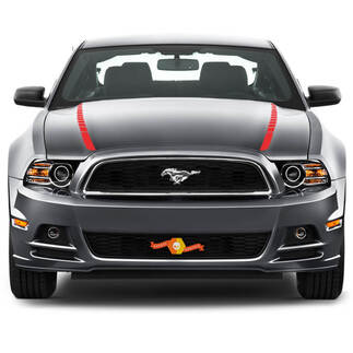 Ford Mustang 2013- 2020 Spear Seitliche Akzentstreifen auf der Motorhaube