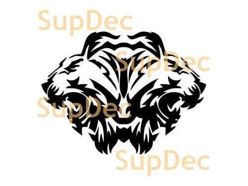 Löwen Vinyl Kunst Wandfenster Badezimmer Aufkleber Aufkleber Abnehmbar #4
