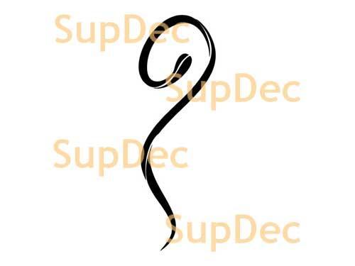 Schlangen-Vinylkunst-Wand-Fenster-Badezimmer-Aufkleber-Aufkleber, abnehmbar #8
