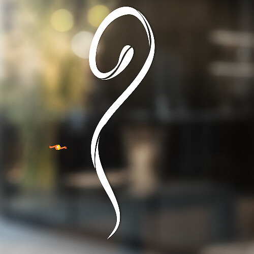 Schlangen-Vinylkunst-Wand-Fenster-Badezimmer-Aufkleber-Aufkleber, abnehmbar #8
