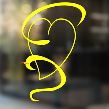 Schlangen-Vinyl-Kunst-Wandfenster-Badezimmeraufkleber Abziehbar #9
_3