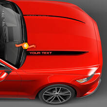 Haubenverkleidung mit Speerstreifen für Ford Mustang 2010–2024
 2