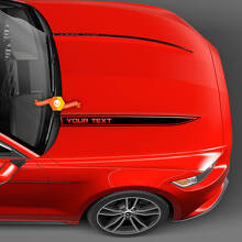 Haubenverkleidung mit Speerstreifen für Ford Mustang 2010–2024
 3