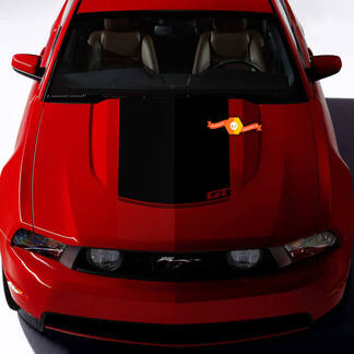 Motorhauben-Akzentaufkleber für Ford Mustang 2005–2024 im GT-Stil
