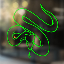 Schlangen-Vinyl-Kunst-Wand-Fenster-Badezimmer-Aufkleber, abnehmbar, Nr. 15
_2