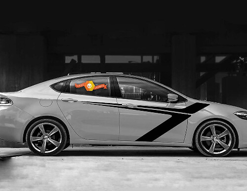 Accent Sportstreifen Seiten Vinyl Aufkleber Sticker für Dodge Dart