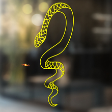 Schlangen-Vinyl-Wandaufkleber für Zuhause & Badezimmer_3