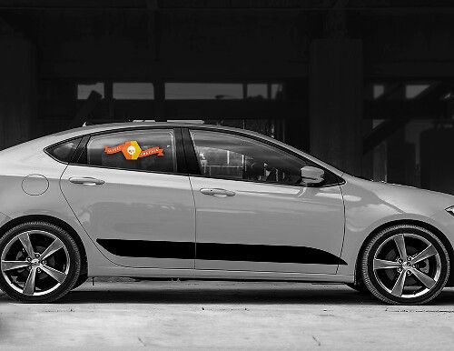 Akzentstreifen Untere Tür Vinyl-Aufkleber für Dodge Dart