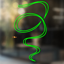 Schlangen-Vinyl-Kunst-Wand-Fenster-Badezimmer-Aufkleber, abnehmbar, Nr. 19
_2