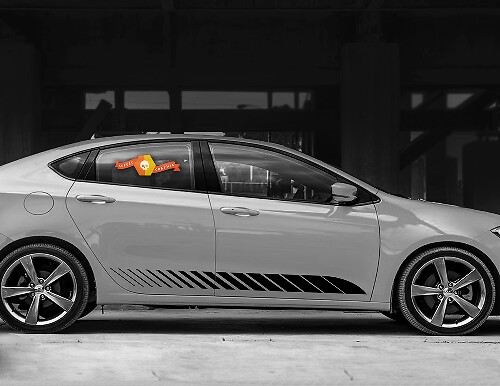 Untere Türschweller-Seitenstreifen 2 für Dodge Dart