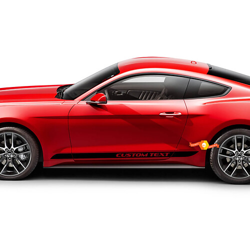 Untere Türschwellerstreifen-Aufkleber für Ford Mustang
