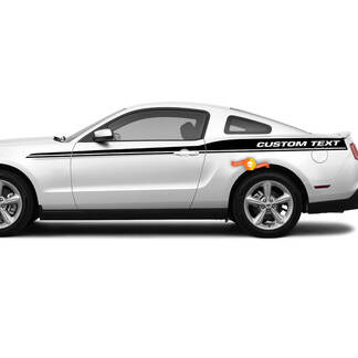Seitenstreifen für Ford Mustang 2005–2024. SEITEN-Akzentstreifen
 1
