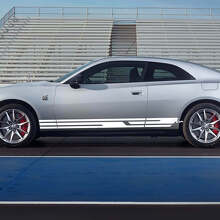 Geometrische Seiten-Schwellerleistenaufkleber für Dodge Charger Electric 2