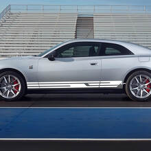 Seitenverkleidungsaufkleber Streifen 2 für Dodge Charger Electric 2