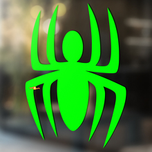Spinne Vinyl Wand Fenster Badezimmer Aufkleber Aufkleber abnehmbar #3
_2