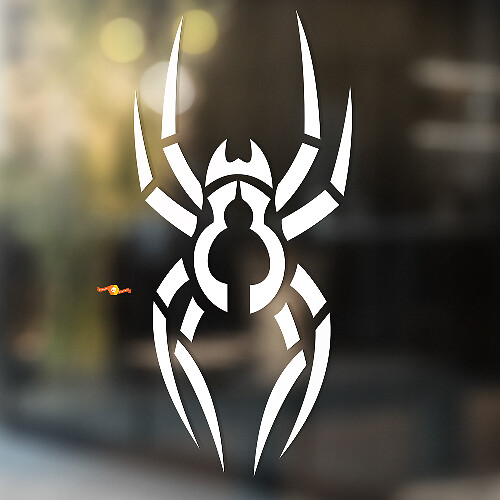 Spinne Vinyl Wand Fenster Badezimmer Aufkleber Aufkleber abnehmbar #4
