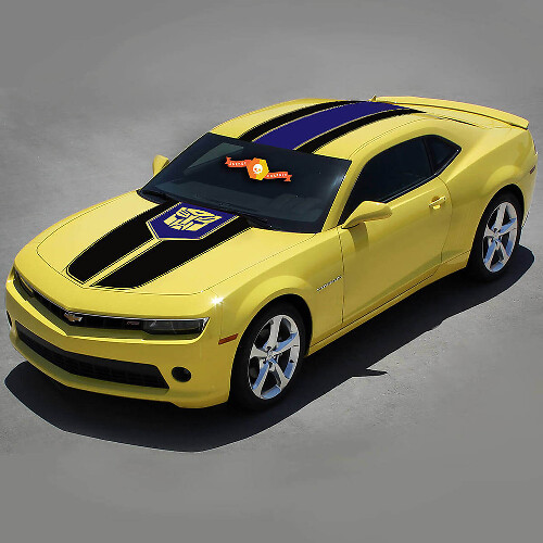 Transformers-Stil obere seitliche Streifen Vinyl-Aufkleber-Set für Chevrolet Camaro 2010-2015